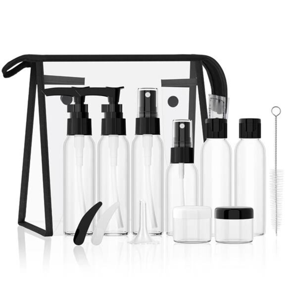 Travel Bottles kit TSA Approved Travel Size Containers for Toiletries Leak Proof - Picture 1 of 7